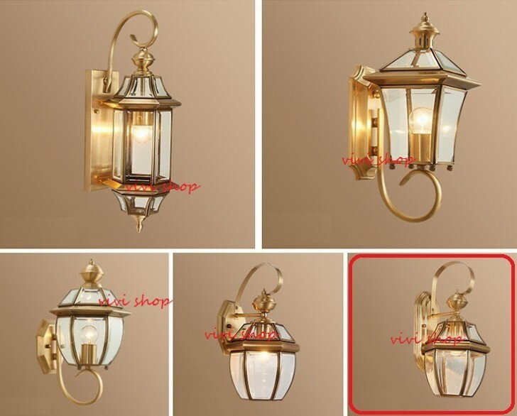 A004028OU1-1-3壁掛け照明 壁掛け灯 インテリア照明 玄関灯 .アンティーク 外灯 廊下 屋外 高級銅