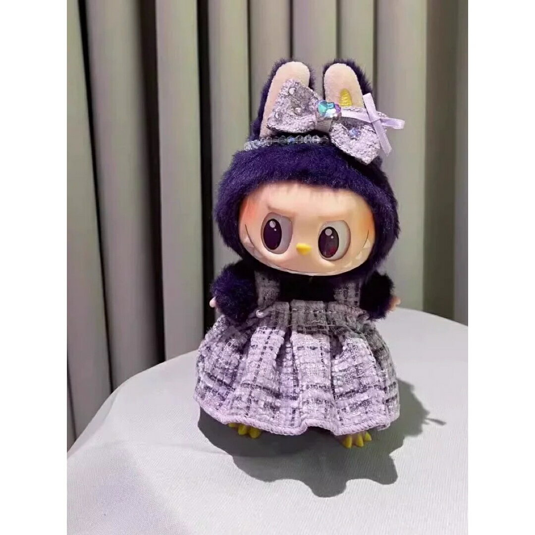 A066499新品2点セット可愛いlabubuラブブぬいぐるみ服17cm着せ替え着ぐるみ