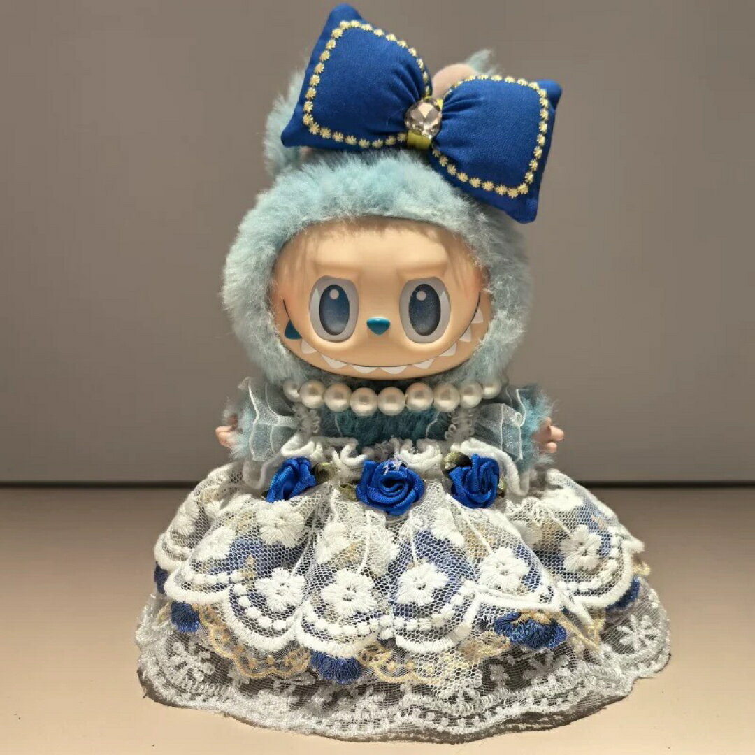 A066730新品3点セット可愛いlabubuラブブぬいぐるみ服17cm着せ替え着ぐるみ