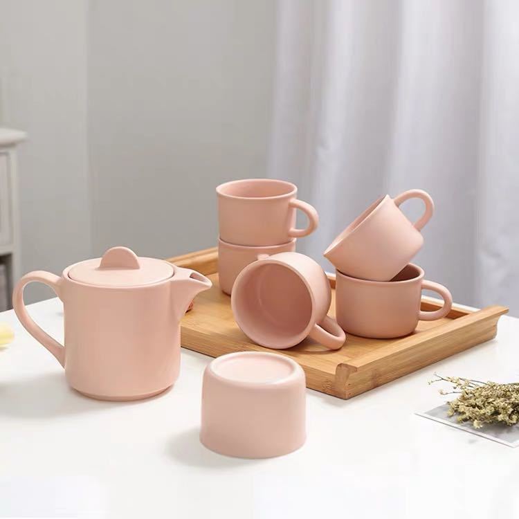 A025837ティー・コーヒーカップセット カップ6客セット 陶磁器ティーセット