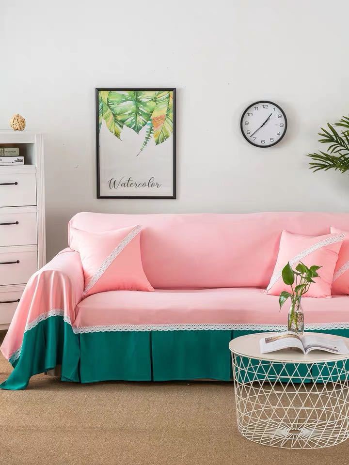 A027118三人用ソファーカバー ソファー シーツ ひざ掛け マルチカバー 190x300cm 別サイズあり [3]