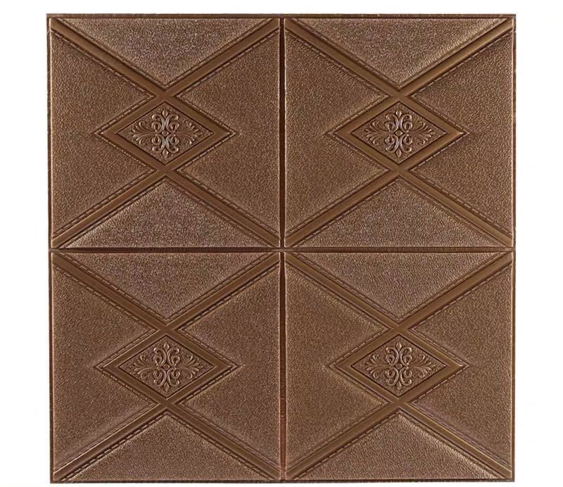 樂天商城 - A04585050枚 60cm×60cm 背景壁 3D立体レンガ模様壁紙 防水 汚い防止 カビ防止
