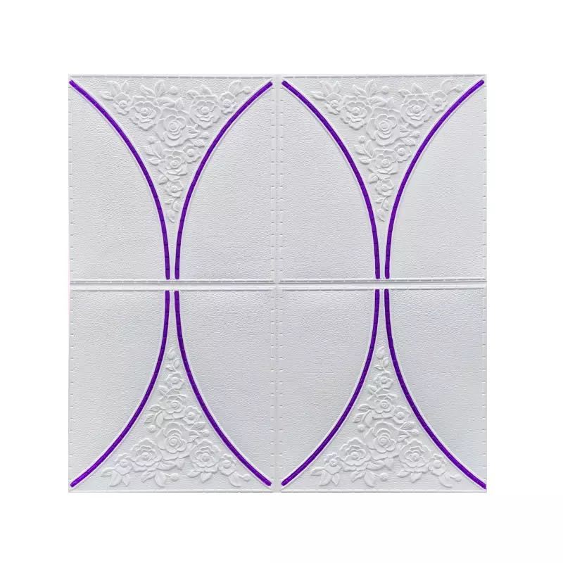 ◆厚さ：0.6cm◆状態：新品◆材質：XPEエコ フォーム◆50枚 70cm×70cm◆裏面に粘着性があり、はがすと、壁に貼ることができる3D壁紙◆防水 汚い防止 カビ防止◆貼り付け方は簡単。各場所に適用！◆手作業での採寸の為、若干誤差があ...