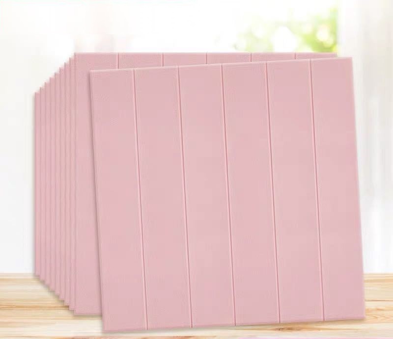 乐天商城 - A01097850枚 70cm×70cm 背景壁 3D立体レンガ模様壁紙 防水 汚い防止 カビ防止