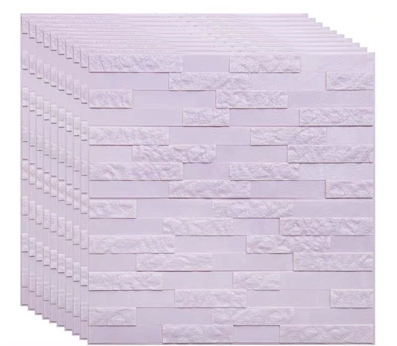 ◆厚さ：0.7cm◆状態：新品◆材質：XPEエコ フォーム◆50枚 60cm×60cm◆裏面に粘着性があり、はがすと、壁に貼ることができる3D壁紙◆防水 汚い防止 カビ防止◆貼り付け方は簡単。各場所に適用！◆手作業での採寸の為、若干誤差がある場合があります。ご了承下さい。◆新品、未使用なので、少し匂いがします。数日に置いて匂いが消えます。☆☆★★★★★★★★★★★★★☆☆◆お客様のご覧になっているモニター等により多少色が異なる場合がございます。あらかじめご了承ください。◆複数ご注文の場合やお急ぎの場合は必ず事前に納期のお質問をお願いいたします。◆サイズの誤差は多少発生します。ご了承下さい。☆☆★★★★★★★★★★★★★☆☆■商品の返品についてお届け致しました商品に相違がありました際は商品到着より5日以内に御連絡下さい。良品との交換をさせて頂きます。在庫のご用意がその時点で無い場合は返金処理させて頂きます。交換品が無い場合に限り返金対応させて頂きます。交換品を承諾頂けない場合お客様都合による返品となりますので宜しくお願い致します。期間内に御連絡無き場合は対処致しかねますので、宜しくお願い致します。注意事項1、こちらの商品は海外製の新品です。撮影時の照明やPC環境によって実際の商品と色が違う場合があります。2、輸入品で日本語の説明がない場合があり、サポートもございませんので商品知識のある方のみ御注文下さい。3、ご注文について 代引き引き換え、局留めは受け付けておりません。4、取り扱っている商品は、海外・アジア製品になります。きちんと全ての商品の検品をしておりますが、日本製に比べると作りが甘い場合があります。完璧を求められる方は御注文をお控えください。5、初期不良、輸送中の破損等は返金対応させて頂きます。その際はご到着から2日以内にご連絡をお願い致し6、新品未使用品ですが、外箱に初期からのスレ、剥げ歪みなどあります7、この商品は、購入後発送まで7日程度を要しますので、ご理解の上ご購入頂きますようお願い致します上記理由の返品交換は承ることが出来ませんので予めご了承くださいませ。