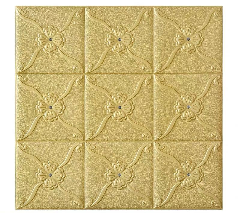 Rakuten - A02200150枚 70cm×70cm 背景壁 3D立体レンガ模様壁紙 ．防水 汚い防止 カビ防止 ラインストーン付き