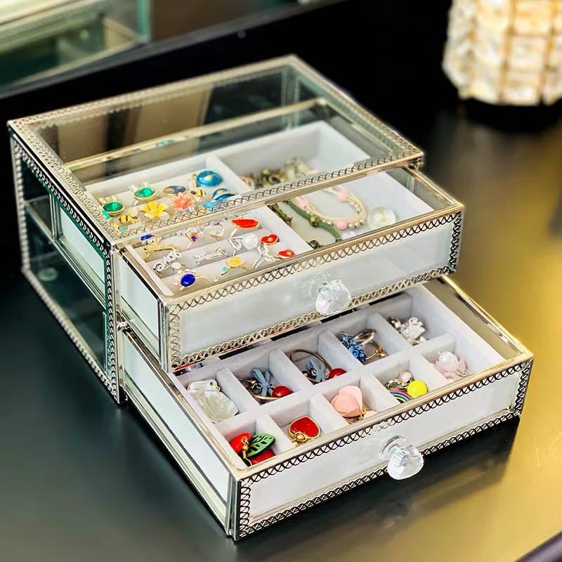 アクセサリーボックス アクセサリー入れ ピアス 指輪 ブレスレット ネックレス