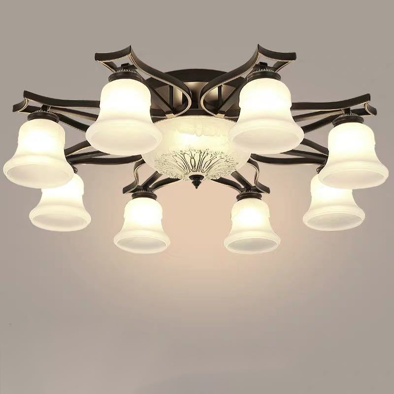 Vaulted Ceiling - A062478ペンダントライト．洋風照明　シャンデリア　北欧デザイン シーリングライト不可 天井照明　8灯 電源直結タイプ