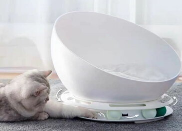 ペット用ベッド ペットベッド 猫 キャット シンプル クッション付き おもちゃ付きベッド ボール