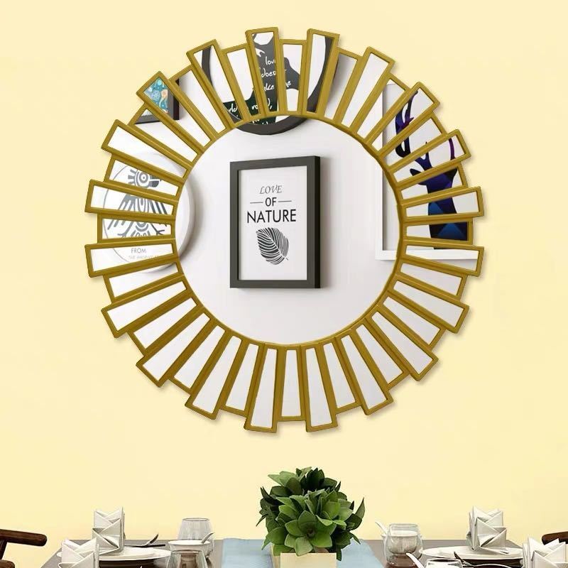 A054051高級豪華鏡 アンティーク調 .壁掛け鏡 壁掛け 壁掛けミラー ウォールミラー 80cm 別サイズあり