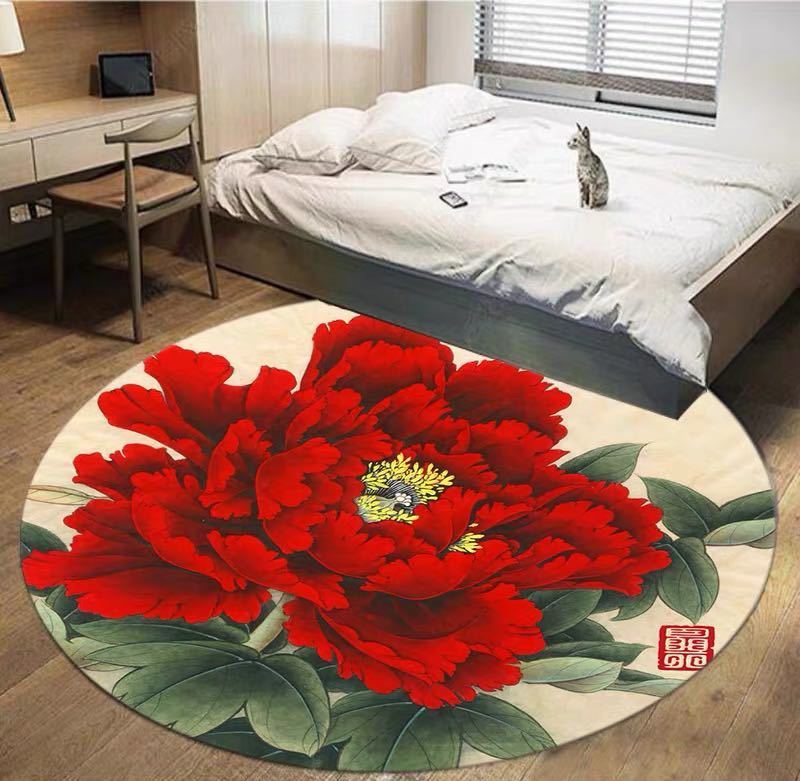 厚さ：0.7 cmサイズ：直徑80cmサイズの違うものもございます。60cm （3900円）100cm （7000円）120cm （9300円）160cm（16800円）値段も変ってきますので、ご検討頂けましたら幸いです。★購入後のキャンセルは、ご遠慮ください。★検品のため開封してある場合があります。★複数ご注文の場合やお急ぎの場合は必ず事前に納期のお質問をお願いいたします。☆発送の際、折り畳んでの発送となりますので、ご理解の上ご購入お願い致します。※ご覧のモニターの環境、撮影環境により実物と色味が異なって見える場合が御座います。※タオル生地ではございません。※海外製品の為多少の色ムラがある場合もございます。※神経質な方はご遠慮願いますこの商品は、購入後発送まで8日程度を要しますので、ご理解の上ご購入頂きますようお願い致します