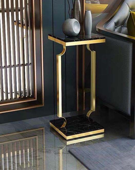 A024596高級サイドテーブル コンソールテーブル ．玄関テーブル 花台 電話台 アンティーク調デザイン幅..