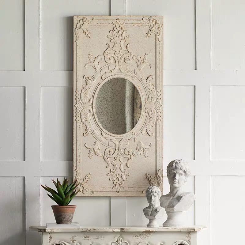 A035757高級豪華鏡 アンティーク調 壁掛け鏡 壁掛け ．壁掛けミラー ウォールミラー 60x120cm