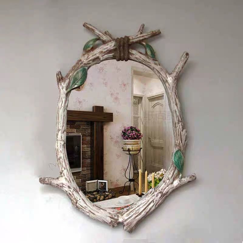 A048478豪華鏡 アンティーク調 壁掛け鏡 壁掛け ．壁掛けミラー ウォールミラー 46x62