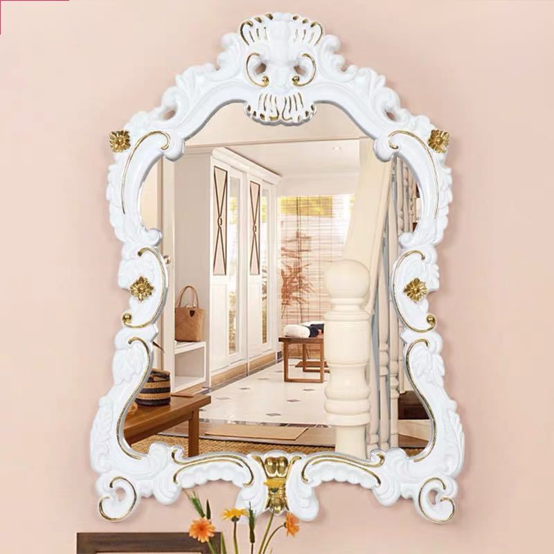 Mirror - A012715豪華鏡 アンティーク調 壁掛け鏡 壁掛け 壁掛けミラー ウォールミラー 57x77cm