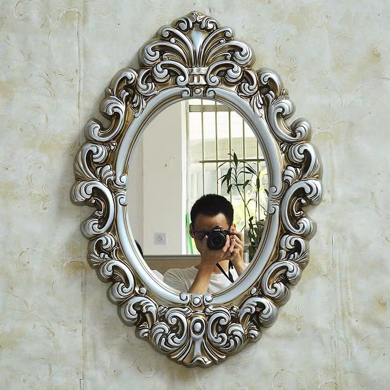 A012619豪華鏡 アンティーク調 壁掛け鏡 壁掛け 壁掛けミラー ウォールミラー 54x76