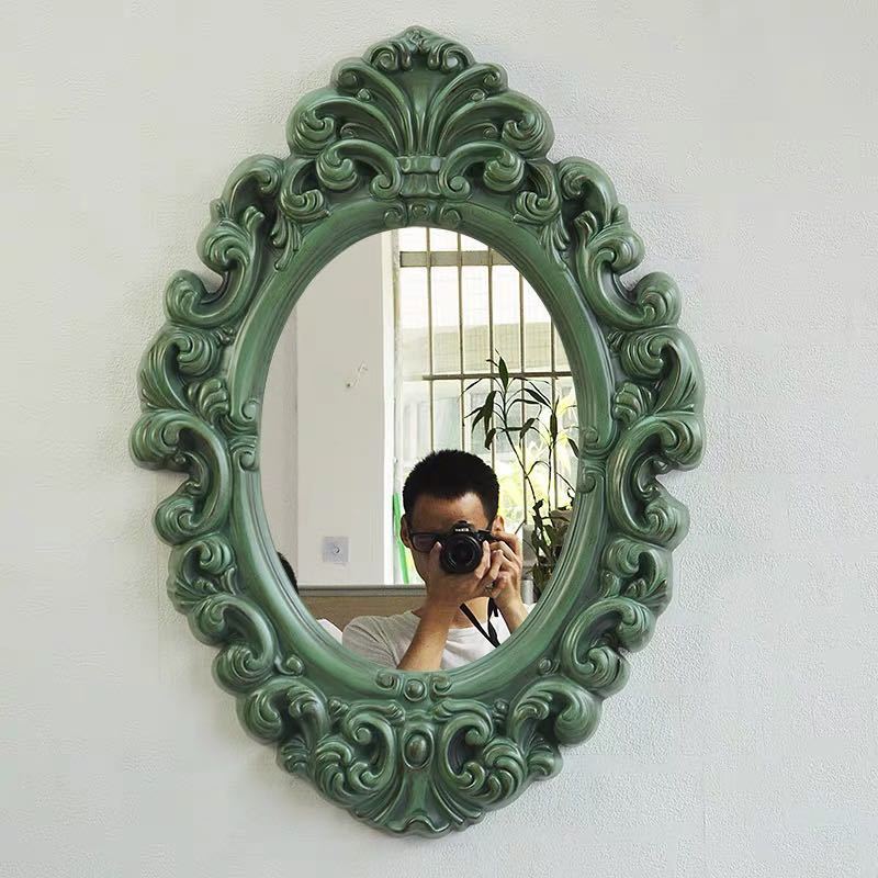 A021846豪華鏡 アンティーク調 壁掛け鏡 壁掛け ．壁掛けミラー ウォールミラー 54x76