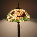 ステンドグラスフロアライト 間接照明 フロアスタンド 照明器具豪華ステンドグラスランプ ガラス工芸品