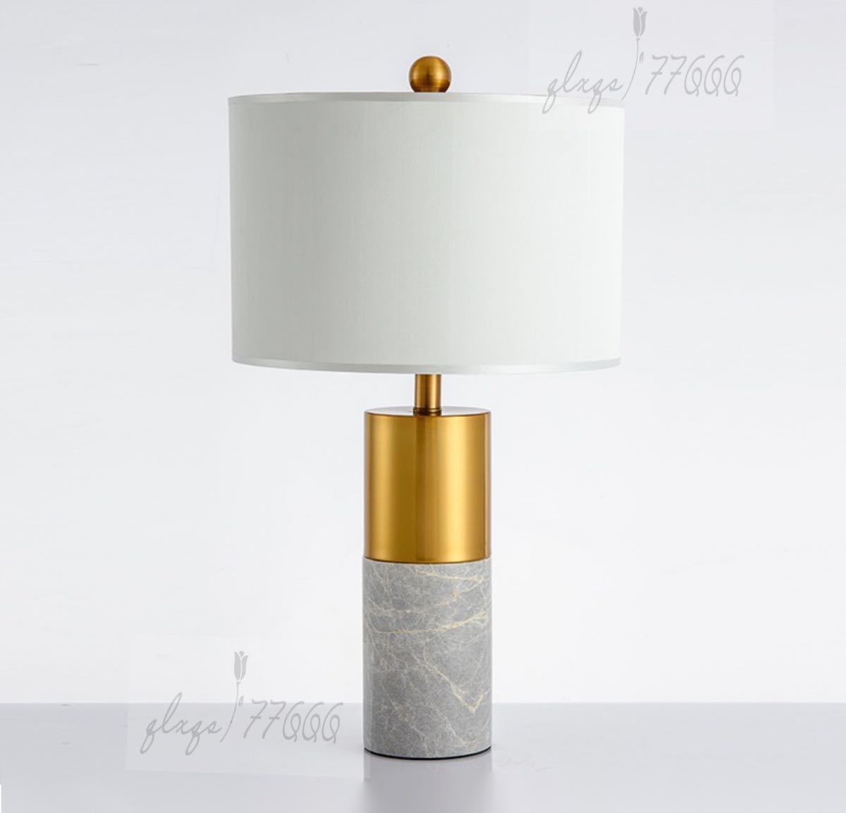 A040790照明スタンドライト ．テーブルランプ デスクライト 卓上ステンド 高級人造大理石スタンド 高さ70cm