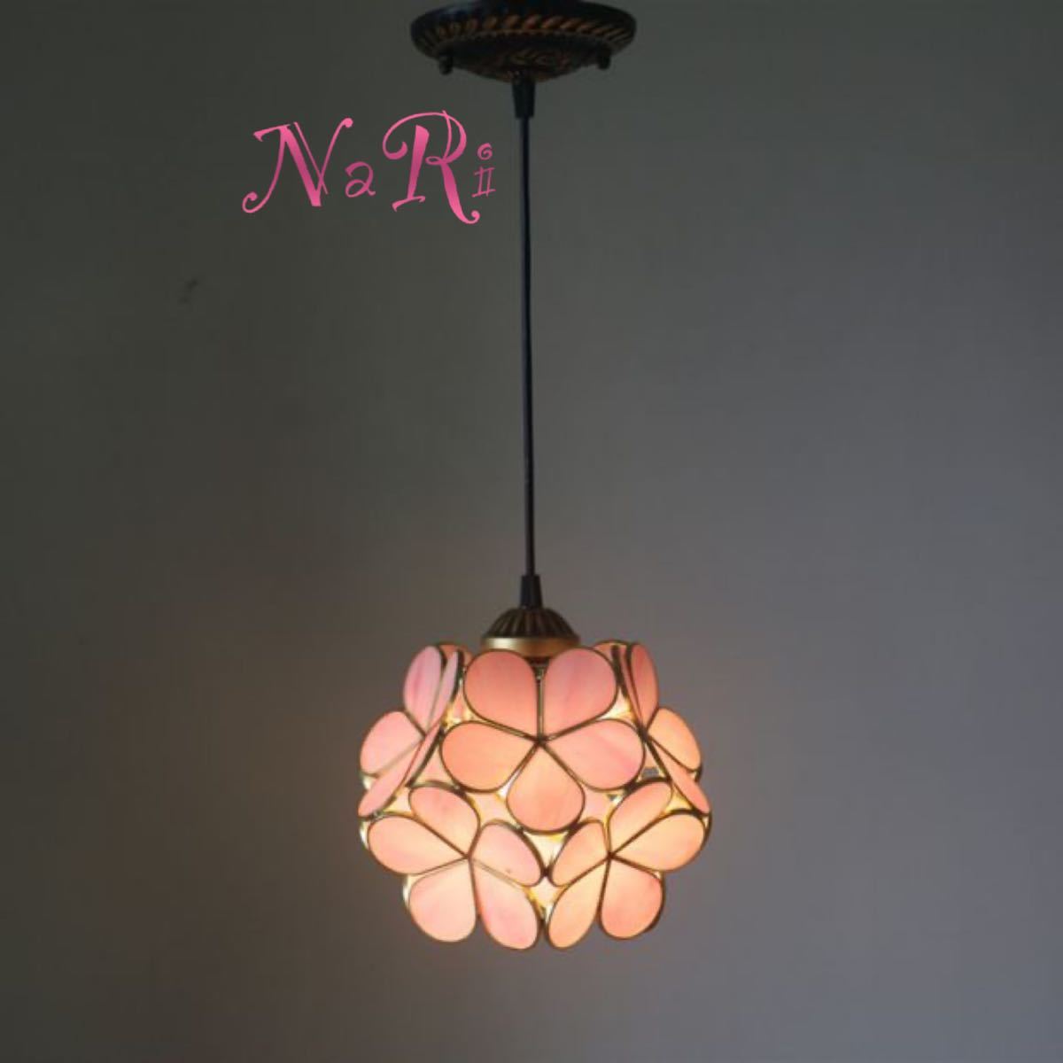 Stained Glass - A026001ステンドグラス ペンダントライト ．豪華天井照明ステンドグラスランプ ガラス工芸品 電源直結タイプ