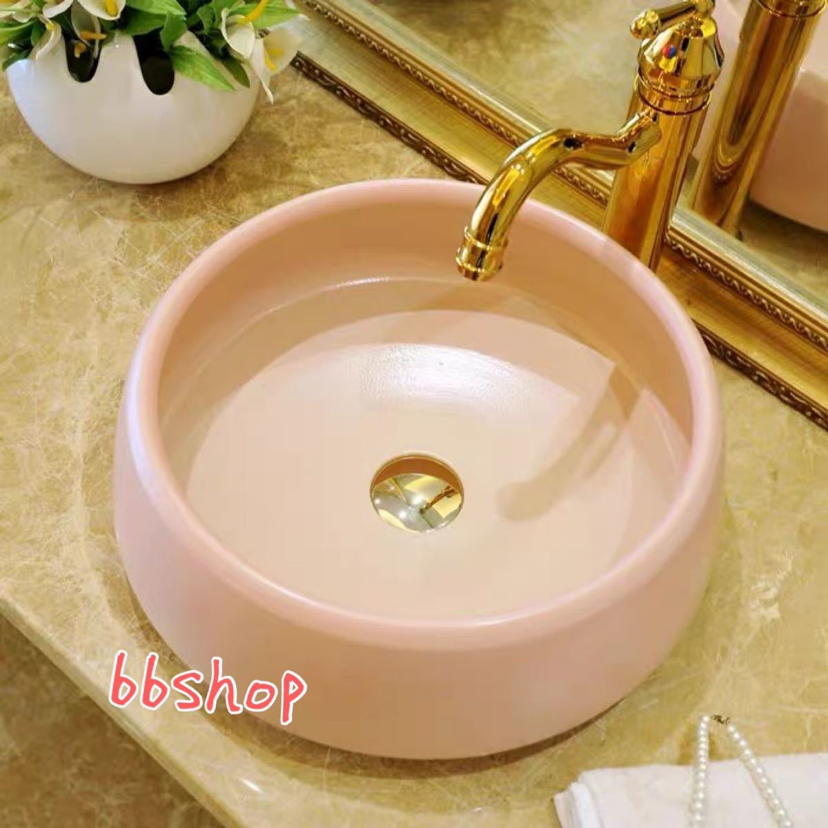 A026262洗面ボール 高級洗面台 ．洗面ボウルセット 陶器 手水鉢 手洗器 手洗い鉢 ...