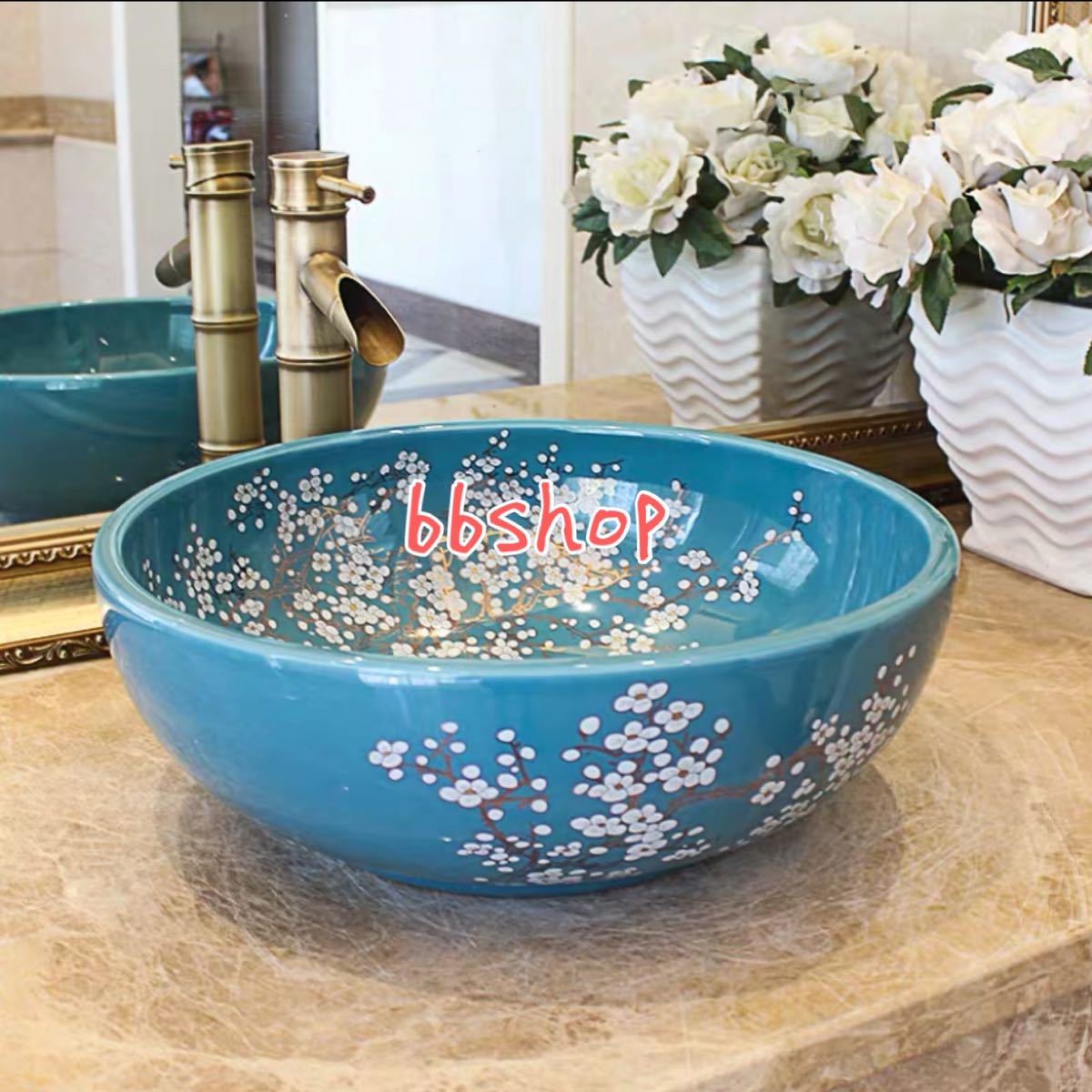 状態 ：新品未使用サイズ（cm）：幅：41奥行き：41高さ：15素材：陶磁器取付について：取付工事はお近くの工務店様にご相談してください＜ 重量物なので同梱はできません ＞☆☆★★★★★★★★★★★★★☆☆◆お客様のご覧になっているモニター等により多少色が異なる場合がございます。あらかじめご了承ください。◆複数ご注文の場合やお急ぎの場合は必ず事前に納期のお質問をお願いいたします。◆サイズの誤差は多少発生します。ご了承下さい。☆☆★★★★★★★★★★★★★☆☆注意事項1、こちらの商品は海外製の新品です。撮影時の照明やPC環境によって実際の商品と色が違う場合があります。2、輸入品で日本語の説明がない場合があり、サポートもございませんので商品知識のある方のみ御注文下さい。4、ご注文について 代引き引き換え、局留めは受け付けておりません。5、取り扱っている商品は、海外・アジア製品になります。きちんと全ての商品の検品をしておりますが、日本製に比べると作りが甘い場合があります。完璧を求められる方は御注文をお控えください。6、初期不良、輸送中の破損等は返金対応させて頂きます。その際はご到着から2日以内にご連絡をお願い致し7、新品未使用品ですが、外箱に初期からのスレ、剥げ歪みなどあります8、この商品は、購入後発送まで8日程度を要しますので、ご理解の上ご購入頂きますようお願い致します上記理由の返品交換は承ることが出来ませんので予めご了承くださいませ。