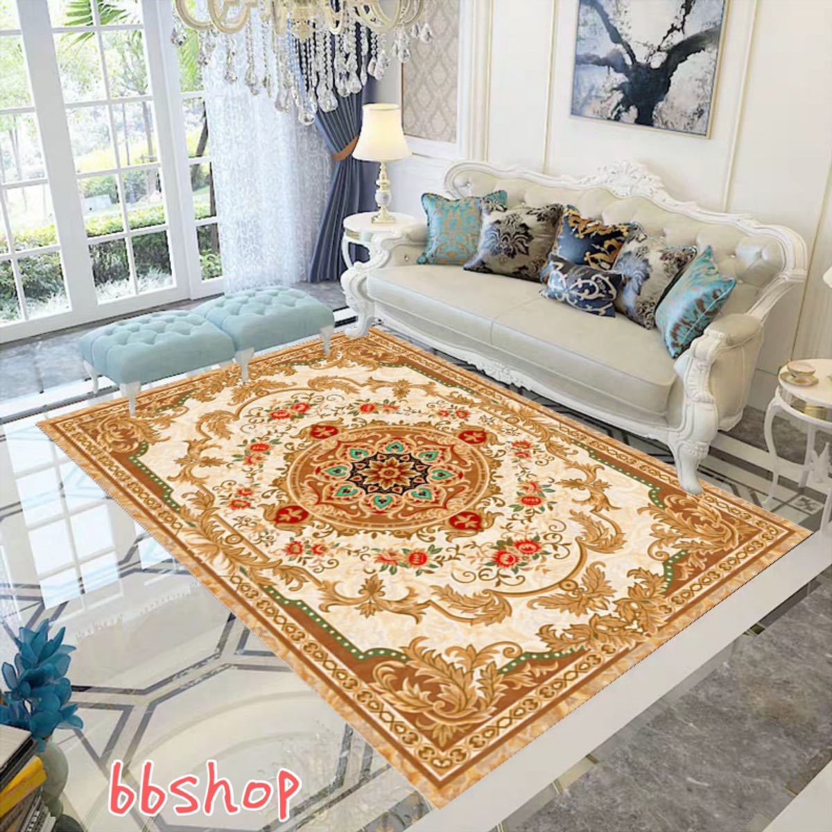 A003993高級感カーペット ラグマット160x230cm ホットカーペット対応 ．玄関マット サイズオーダー可能