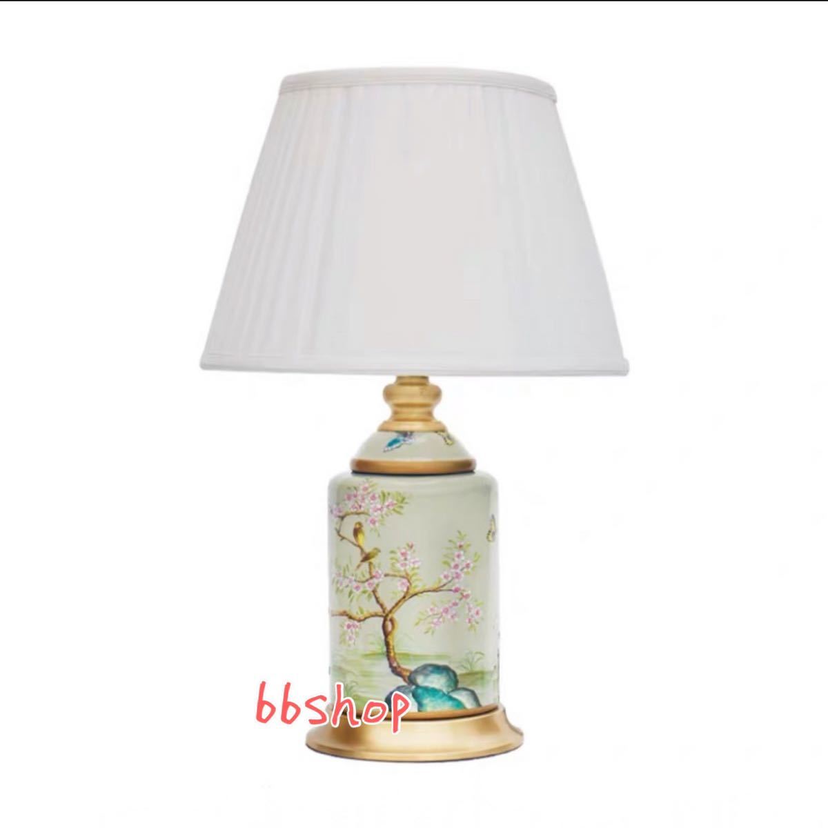 A048749照明スタンドライト．テーブルランプ デスクライト 卓上ステンド 陶器スタンド