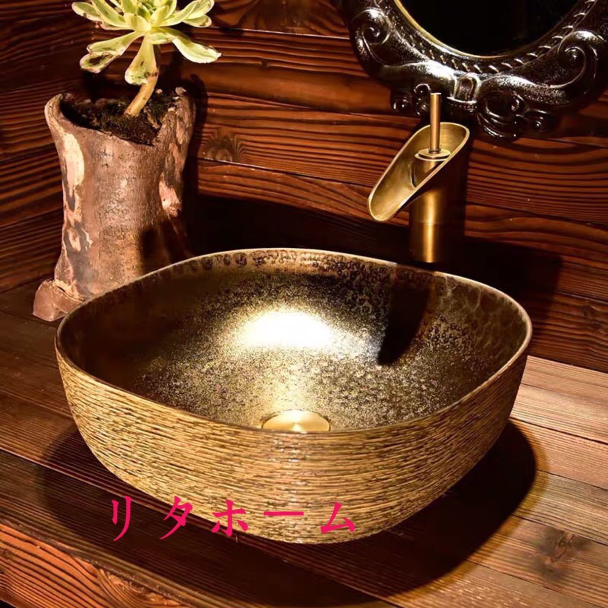 サイズ（cm）：幅：40奥行き：40高さ：14素材：陶器取付について：取付工事はお近くの工務店様にご相談してください＜ 重量物なので同梱はできません ＞★購入後のキャンセルは、ご遠慮ください。★検品のため開封してある場合があります。★複数ご注文の場合やお急ぎの場合は必ず事前に納期のお質問をお願いいたします。注意事項1、ご利用のPC環境により、実際の商品と色が異なる場合がございます。予めご了承ください。2、新品未使用品ですが、外箱に初期からのスレ、剥げ歪みなどあります。3、海外品ですので、気にされる方はご遠慮下さい。4、この商品は、購入後発送まで8日程度を要しますので、ご理解の上ご購入頂きますようお願い致します5、この商品は、全て手作り手描きの製品のため、商品により重量・形状の歪み・個体差、釉薬の掠れ、 針穴のような凹み、滲み、色とび、黒点、多少の傷・欠け、突起、ざらつき、濃淡差、色ムラなどがある 場合がございますが不良商品ではございません。素材の色・風合いなど、ディスプレーにより、一部写真と実物が異なる場合がございますので、あらか じめご了承ください。上記理由の返品交換は承ることが出来ませんので予めご了承くださいませ