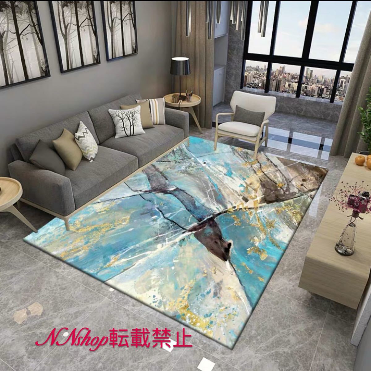 Rattan - A044833高級感カーペット ラグマット160x230cm ホットカーペット対応 玄関マット サイズオーダー可能