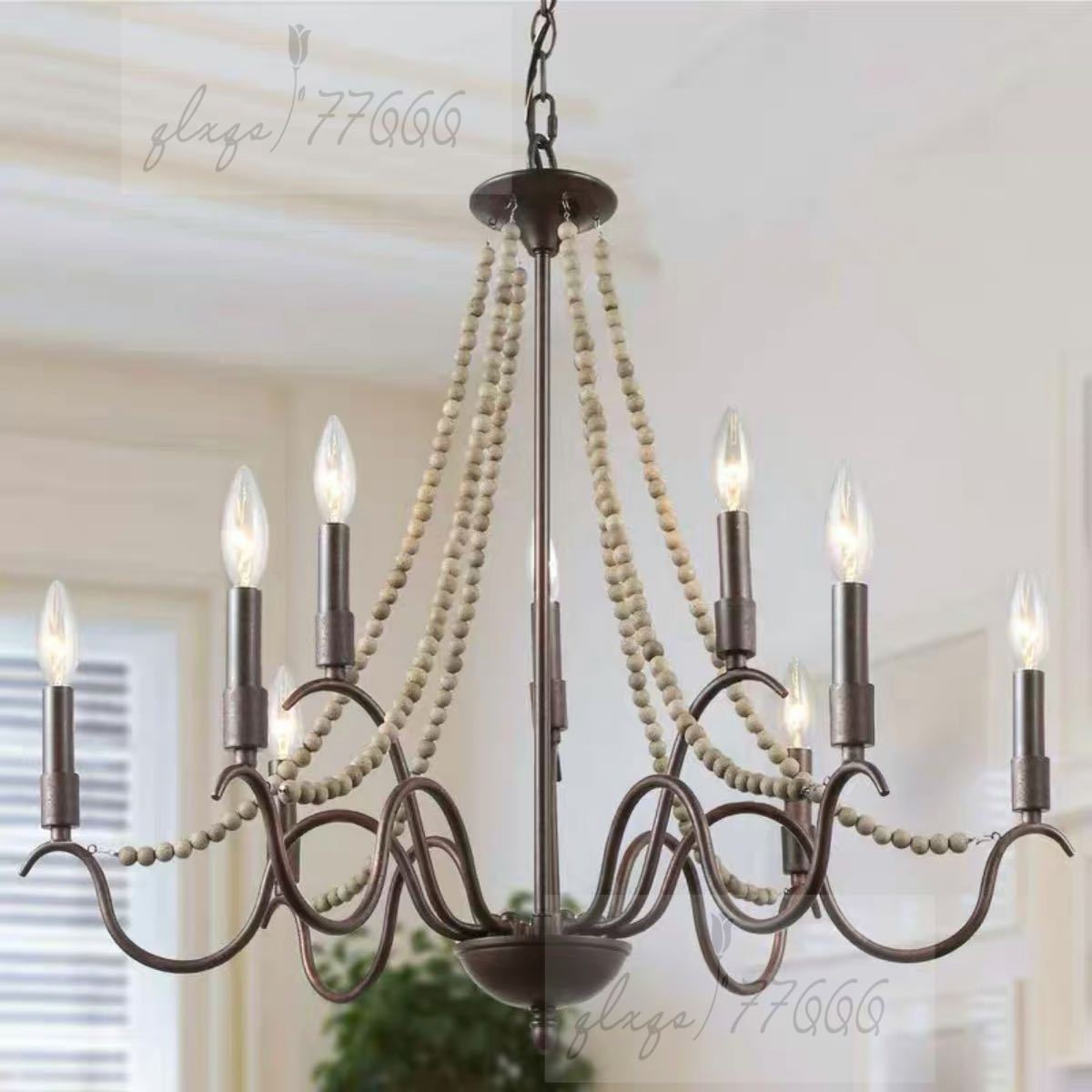 ■白熱球、電球型蛍光灯、LED電球使用可能■使用電球：E14（※電球は付属しておりません）■本体外寸サイズ：幅71 x 高さ66cm★取付工事は電気工事士にご相談してください。★購入後のキャンセルは、ご遠慮ください。★検品のため開封してある...