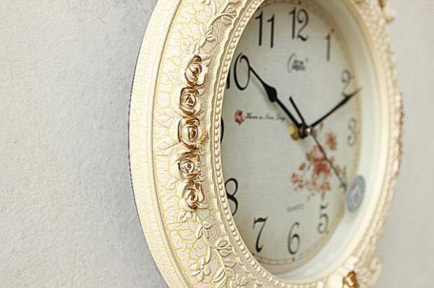 A022818壁掛け時計クロックアラーム 上品時計 [2]