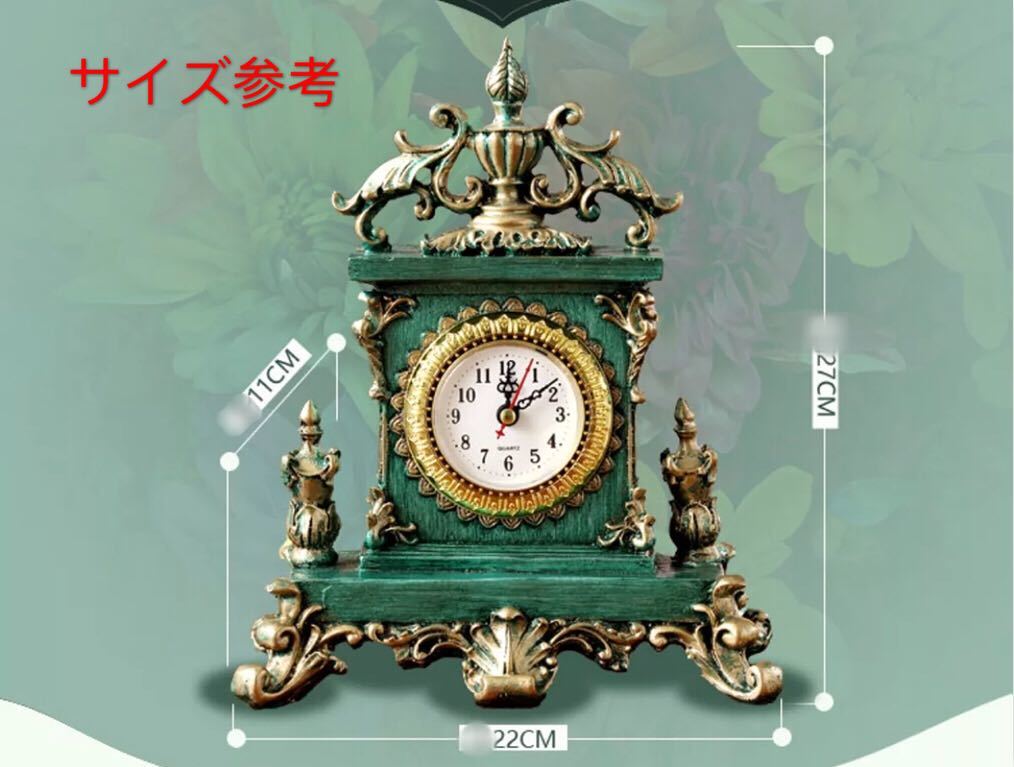 A026937テーブルクロック .置き時計 クロックアラーム 上品時計 [2]