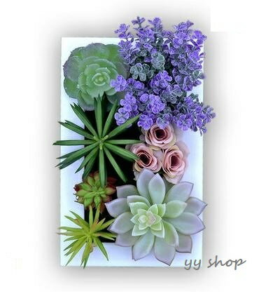 A0617760920T5-16壁飾り 人工観葉植物 壁掛けインテリア ディスプレイ 壁掛けミックスグリーン 造花 壁..