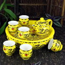 A023003茶器セット お茶 中国茶道具 陶器 急須 湯呑み 工夫茶 茶芸茶盤