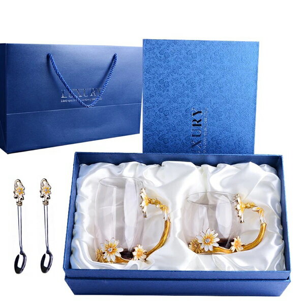 花柄ガラス製 ティーカップ 4点セット食器 コーヒーカップ