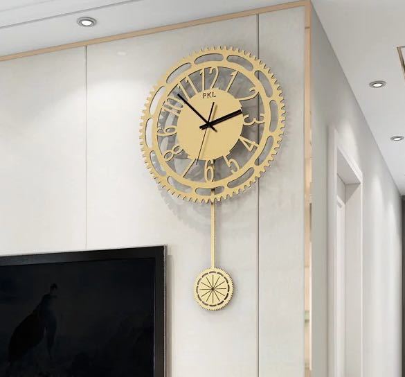 壁掛け時計 クロック 高級感時計 豪華時計