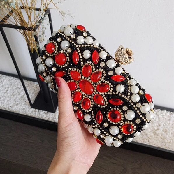 Enamel - A010296豪華パーティーバッグ BAG クラッチバッグ レディース 2wayバッグ