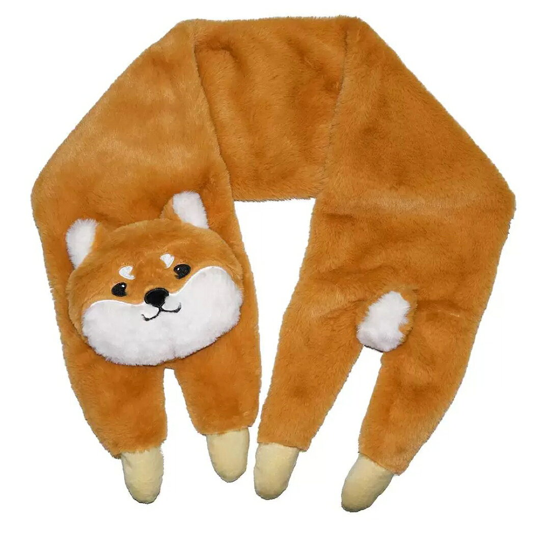 商品説明 かわいい柴犬の顔がデザインされた、ふわふわで暖かいマフラーです。首に巻くだけでコーデのアクセントになり、冬のお出かけがもっと楽しくなるアイテム。見た目の可愛さだけでなく、防寒性も抜群で実用性も兼ね備えています。おすすめポイント・ふわふわ素材で暖かくやさしい肌触り・柴犬デザインで可愛さ抜群・差し込みタイプで簡単に着用可能・軽量で首元に負担が少ない・男女兼用で使えるユニセックス仕様商品仕様・タイプ：マフラー/ネックウォーマー・デザイン：柴犬モチーフ・素材：ボア/ファー素材