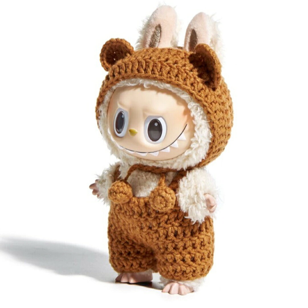 新品2点セットくま熊labubuラブブぬいぐるみ服17cm着せ替え着ぐるみ服