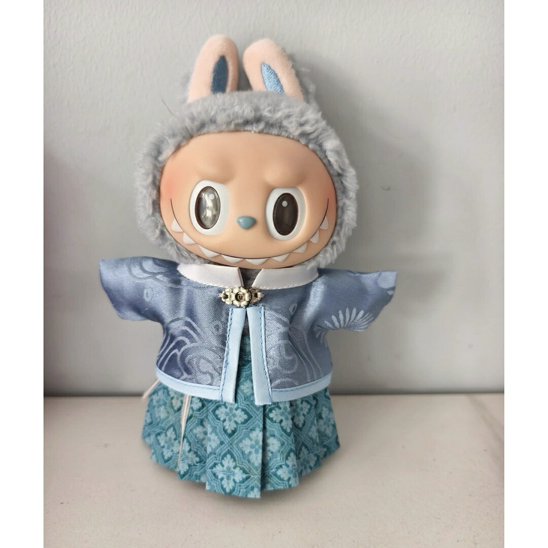 新品2点セットlabubuラブブぬいぐるみ服17cm着せ替え着ぐるみ服