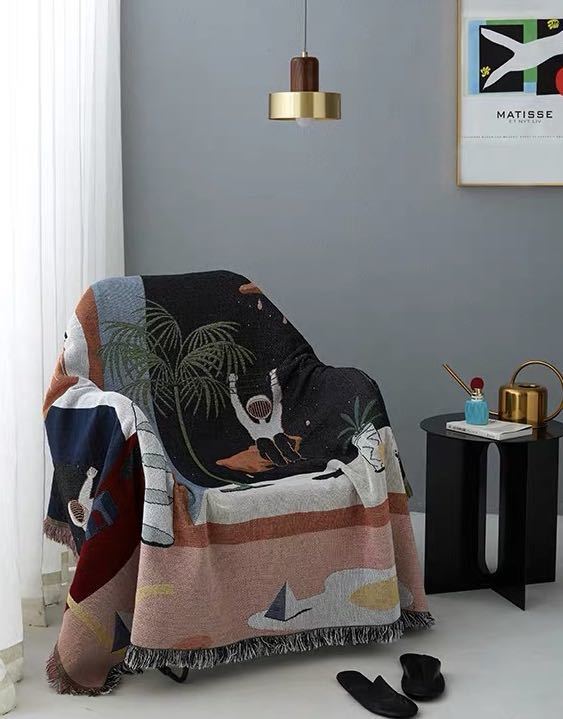 A019518ソファーカバー 3人掛け ソファーカバー 汚れ防止 マルチカバー サイズ選びます [2]