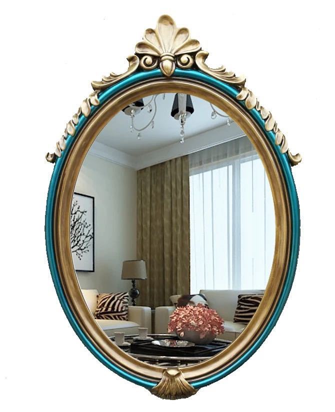 A029431豪華鏡 壁掛け鏡 アンティーク調 .壁掛け 壁掛けミラー ウォールミラー [2]