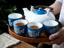 A0468204客茶器揃 湯呑 急須 ポット .茶器セット ティーセット
