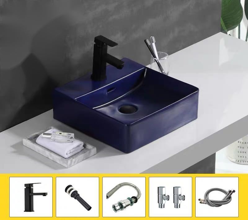 A022528洗面台 洗面ボウルセット 洗面ボール 陶器 手水鉢 手洗器 手洗い鉢 洗面器 ...