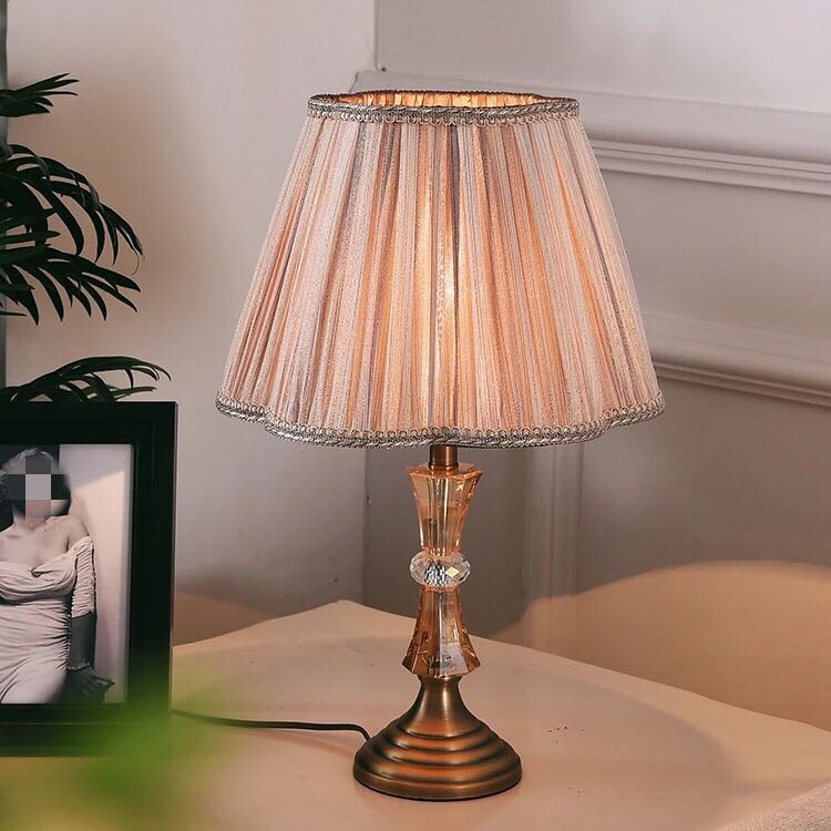 A043776照明水晶スタンドライト テーブルランプ デスクライト ．卓上ステンド