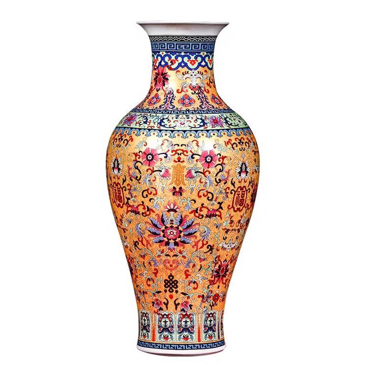 A047938高級花瓶 かびん 花器 花入れフラワーベース インテリア 置物雑貨.