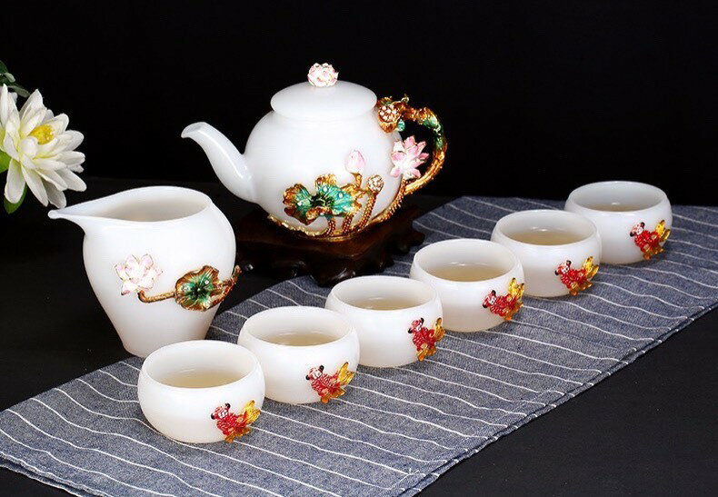 A0450386客茶器揃 茶器セット お茶用品 湯呑み 急須茶器セット 高級茶器