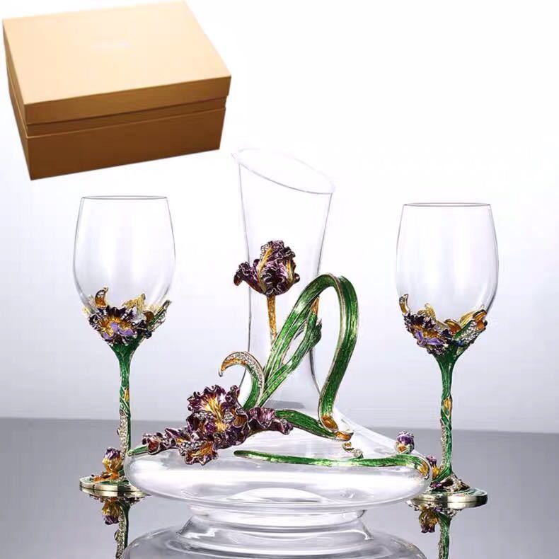 Wine Glasses - A009194高級ワイングラス ペア★シャンパン グラス 3点セット