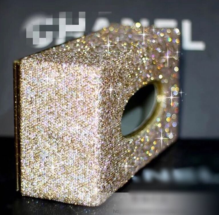 A061577ラインストーン飾り 高級感のある ティッシュケース [2]